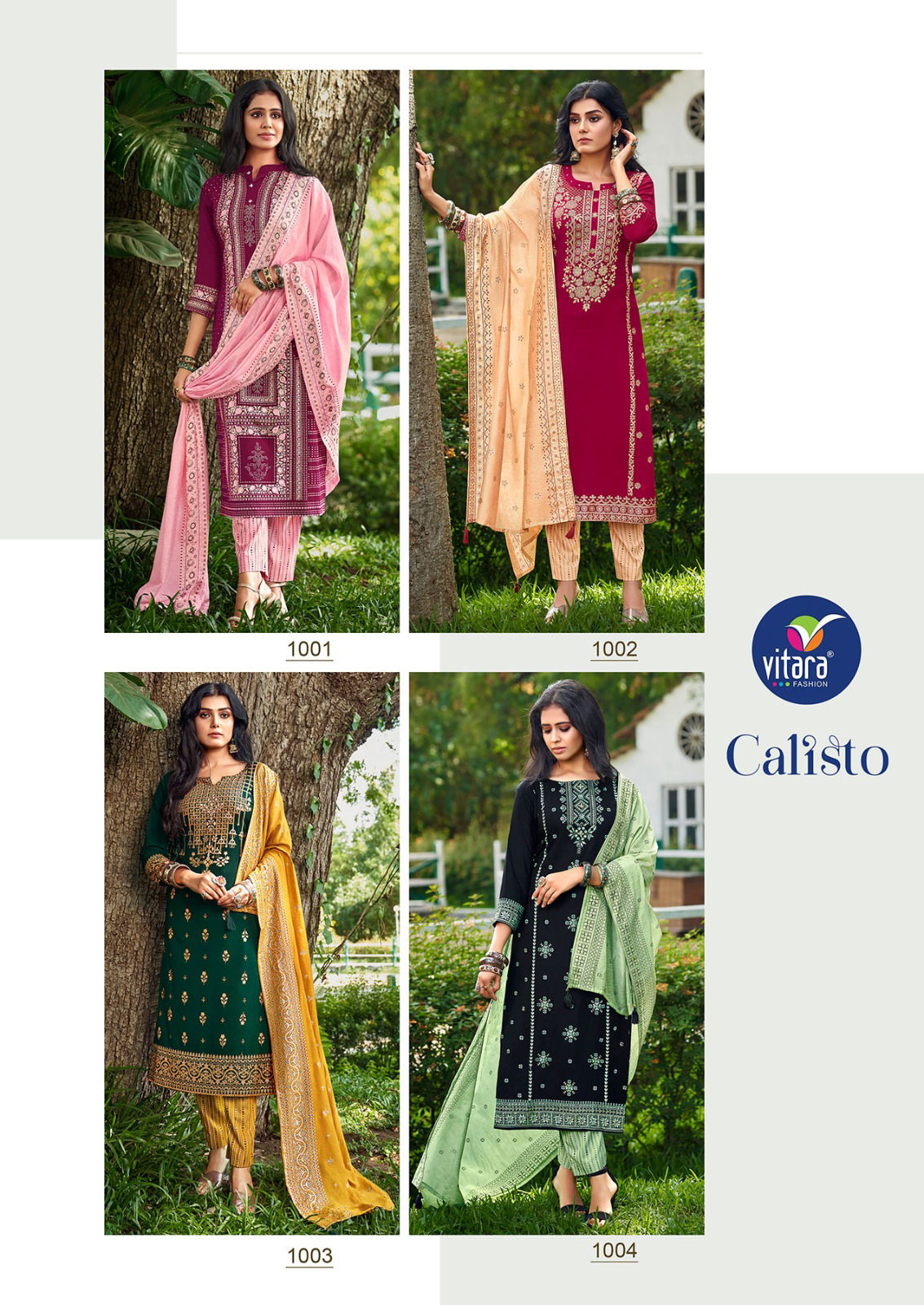 Calisto By Vitara Designer Readymade Suits Catalog
